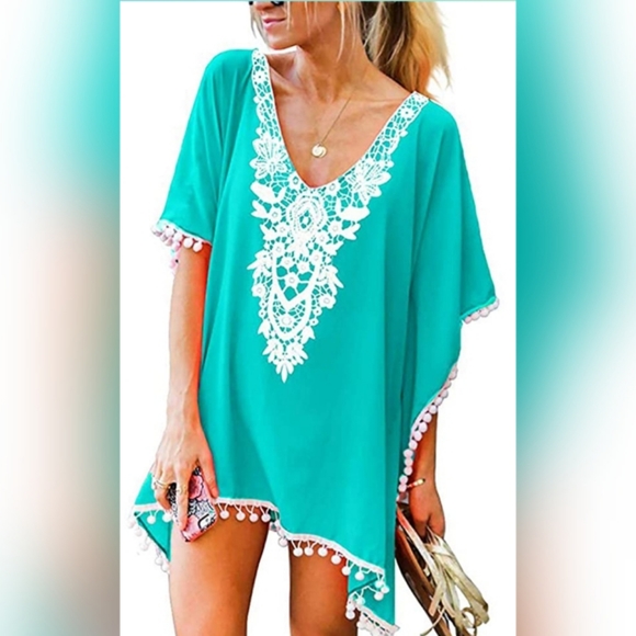 Other - 🌞Women’s Crochet Chiffon Tassel Swimsuit Beach
